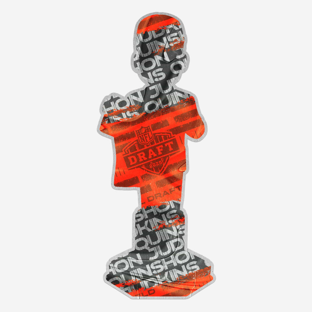 Quinshon Judkins Cleveland Browns 2025 NFL Draft Pick Number 36 Bobblehead FOCO - FOCO.com