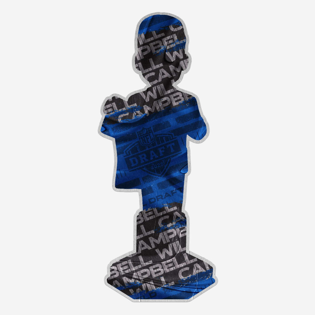 Will Campbell New England Patriots 2025 NFL Draft Pick Number 4 Bobblehead FOCO - FOCO.com