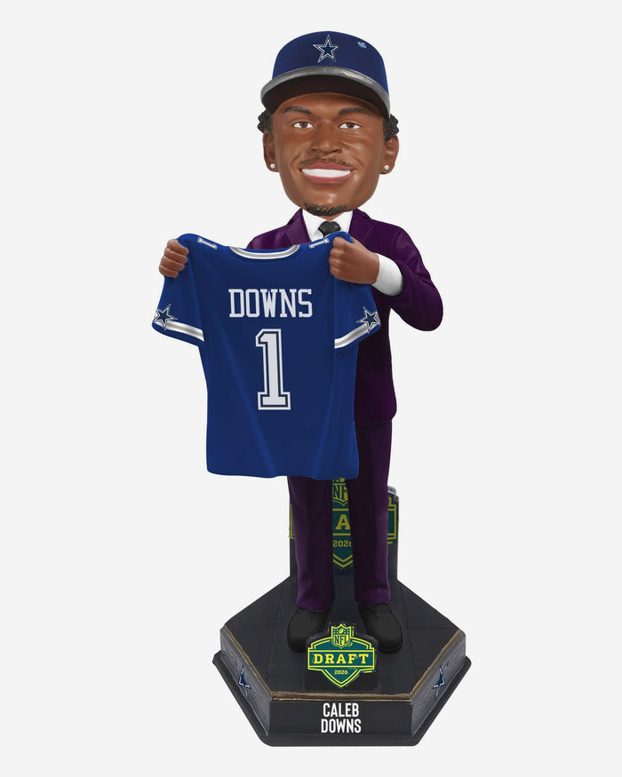 Caleb Downs Dallas Cowboys 2026 NFL Draft Pick Number 11 Bobblehead FOCO - FOCO.com