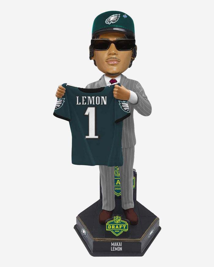 Makai Lemon Philadelphia Eagles 2026 NFL Draft Pick Number 20 Bobblehead FOCO - FOCO.com