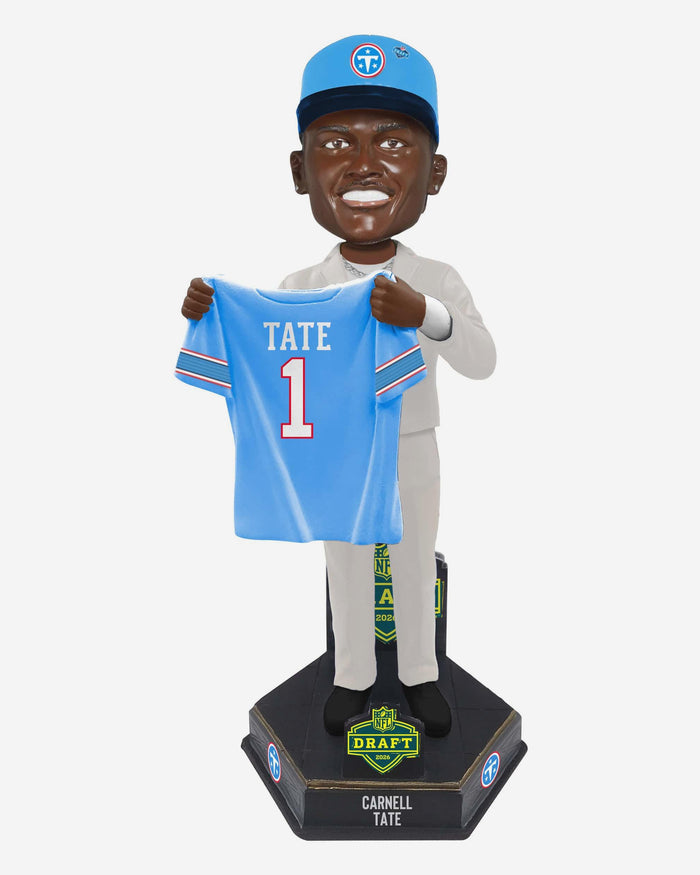 Carnell Tate Tennessee Titans 2026 NFL Draft Pick Number 4 Bobblehead FOCO - FOCO.com
