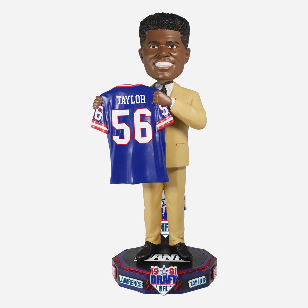 Lawrence Taylor New York Giants 1981 NFL Draft Pick Bobblehead FOCO - FOCO.com