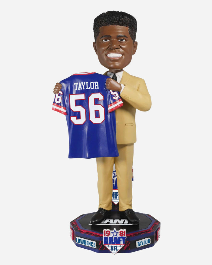 Lawrence Taylor New York Giants 1981 NFL Draft Pick Bobblehead FOCO - FOCO.com
