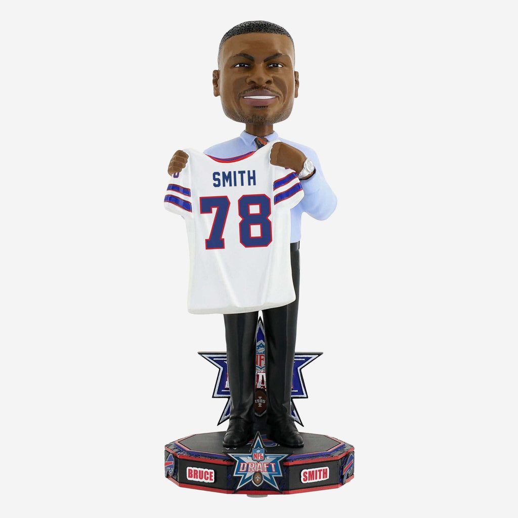 Bruce Smith Buffalo Bills 1985 NFL Draft Pick Bobblehead FOCO - FOCO.com