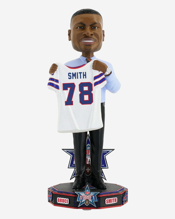 Bruce Smith Buffalo Bills 1985 NFL Draft Pick Bobblehead FOCO - FOCO.com