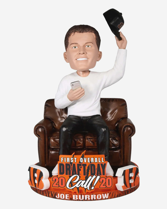 Joe Burrow Cincinnati Bengals Draft Call Bobblehead FOCO - FOCO.com