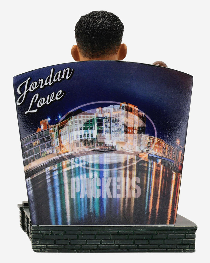 Jordan Love Green Bay Packers Greetings From Bobblehead FOCO - FOCO.com