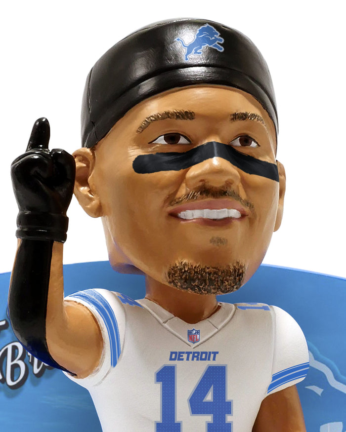 Amon Ra St Brown Detroit Lions Greetings From Bobblehead