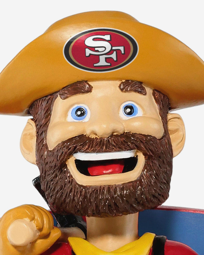 Sourdough Sam San Francisco 49ers Greetings From Mascot Bobblehead FOCO - FOCO.com