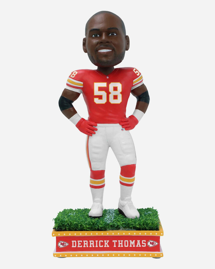 Derrick Thomas Kansas City Chiefs Field Star Bobblehead FOCO - FOCO.com