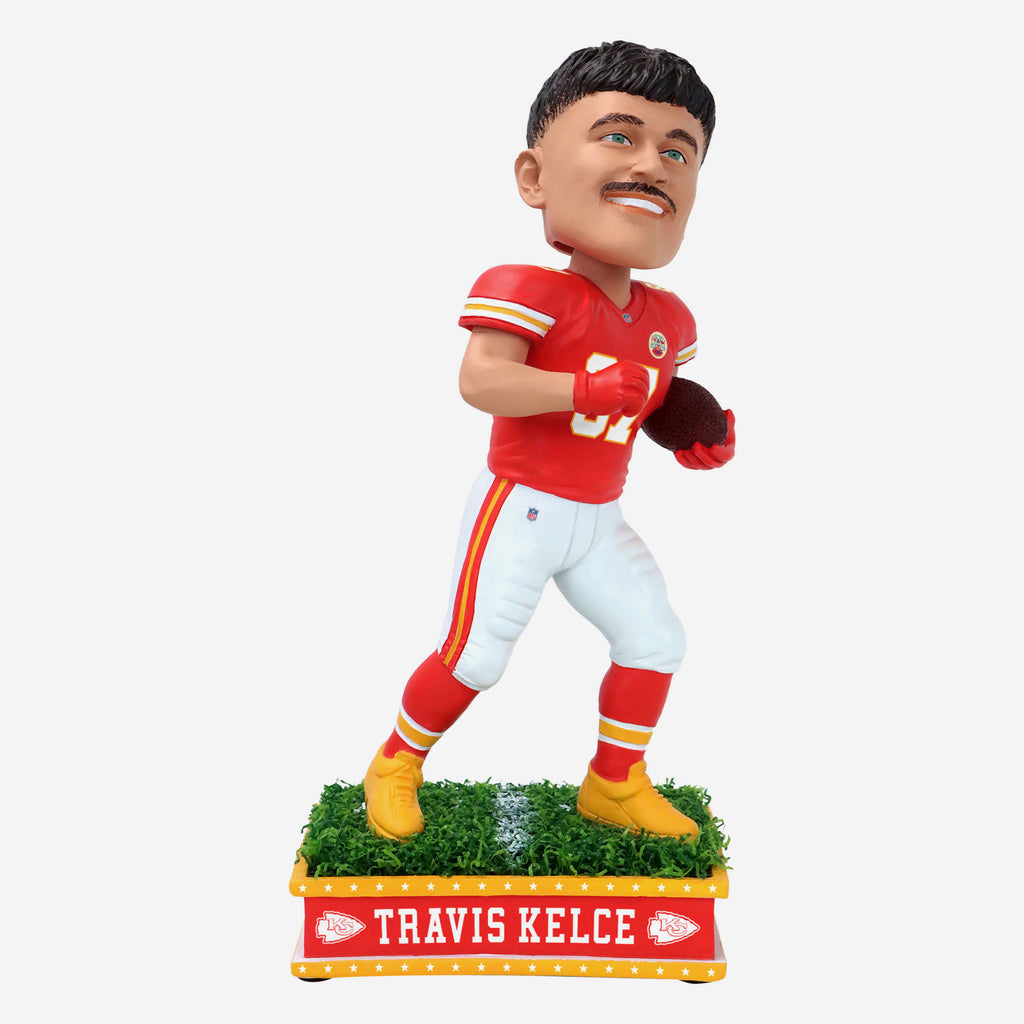 Travis Kelce Kansas City Chiefs Field Star Bobblehead FOCO - FOCO.com