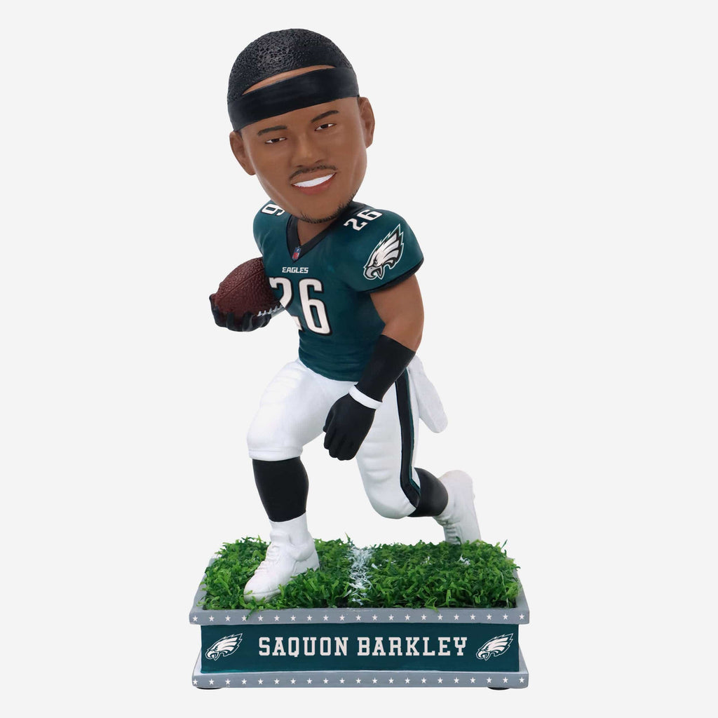 Saquon Barkley Philadelphia Eagles Field Star Bobblehead FOCO - FOCO.com