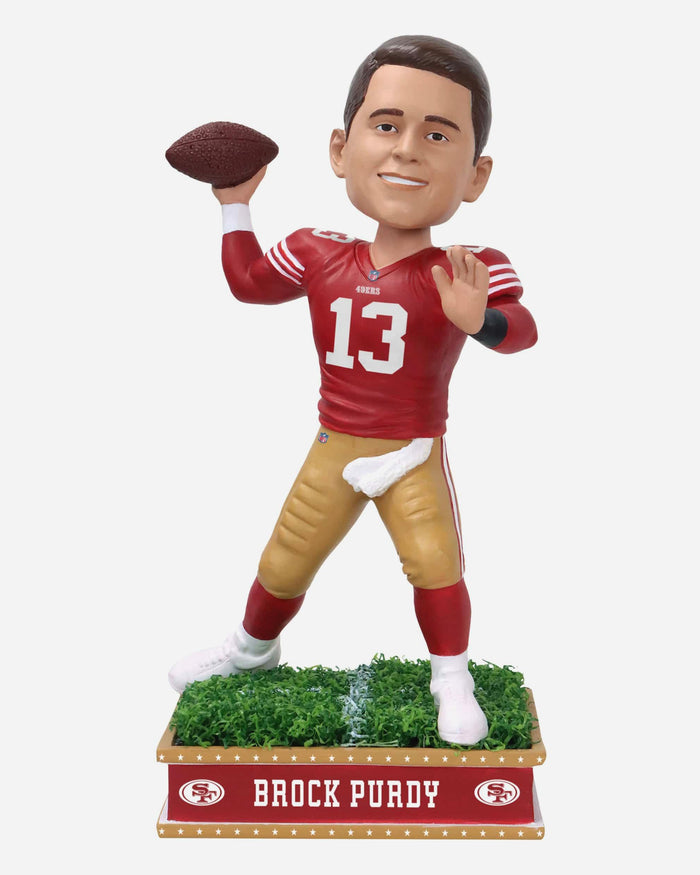 Brock Purdy San Francisco 49ers Field Star Bobblehead FOCO - FOCO.com