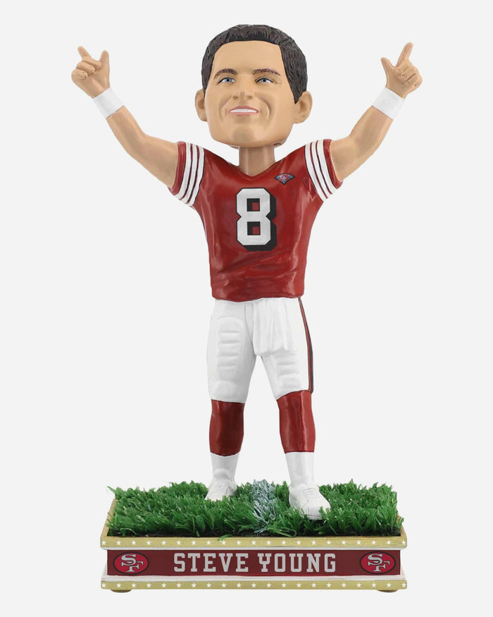 Steve Young San Francisco 49ers Field Star Bobblehead FOCO - FOCO.com