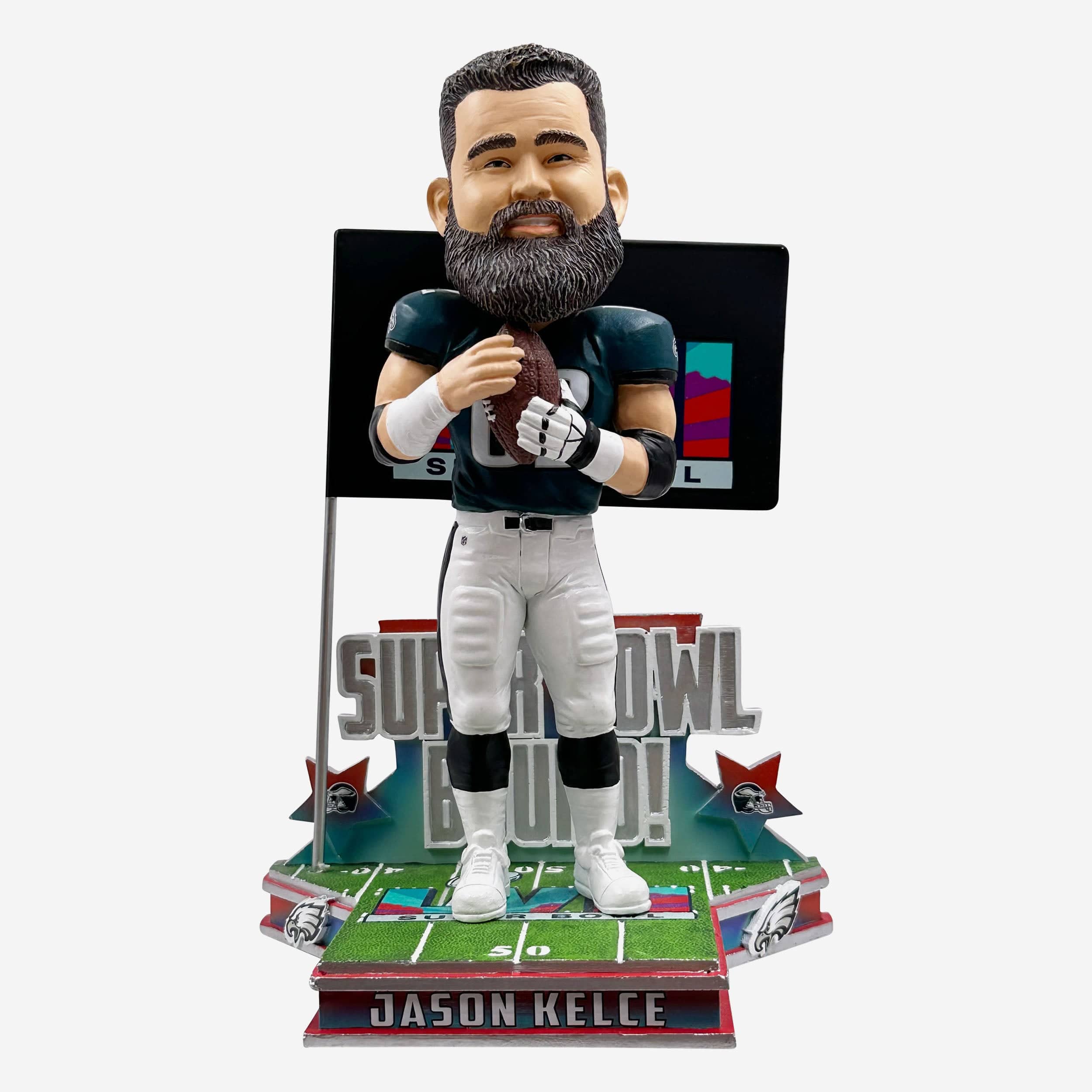 Jason Kelce Mummer Suit Bighead Bobblehead FOCO