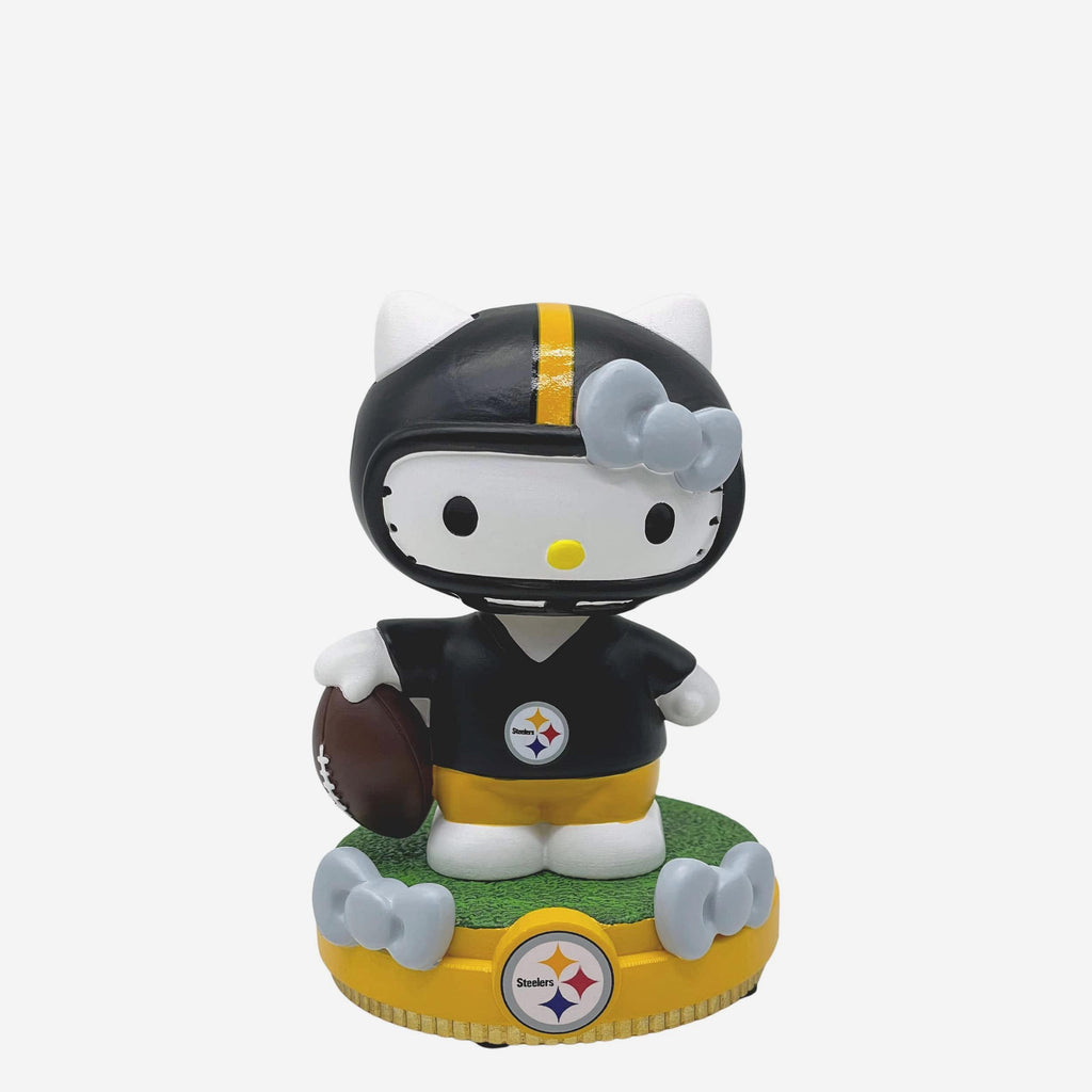 Pittsburgh Steelers Hello Kitty® Mini Bighead Bobblehead FOCO - FOCO.com