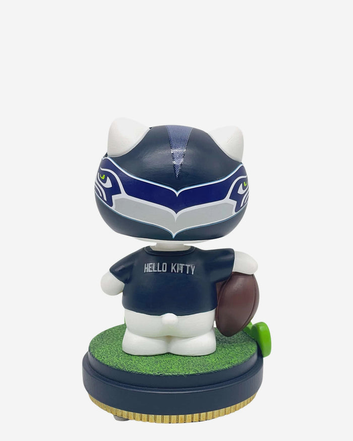 Seattle Seahawks Hello Kitty® Mini Bighead Bobblehead FOCO - FOCO.com