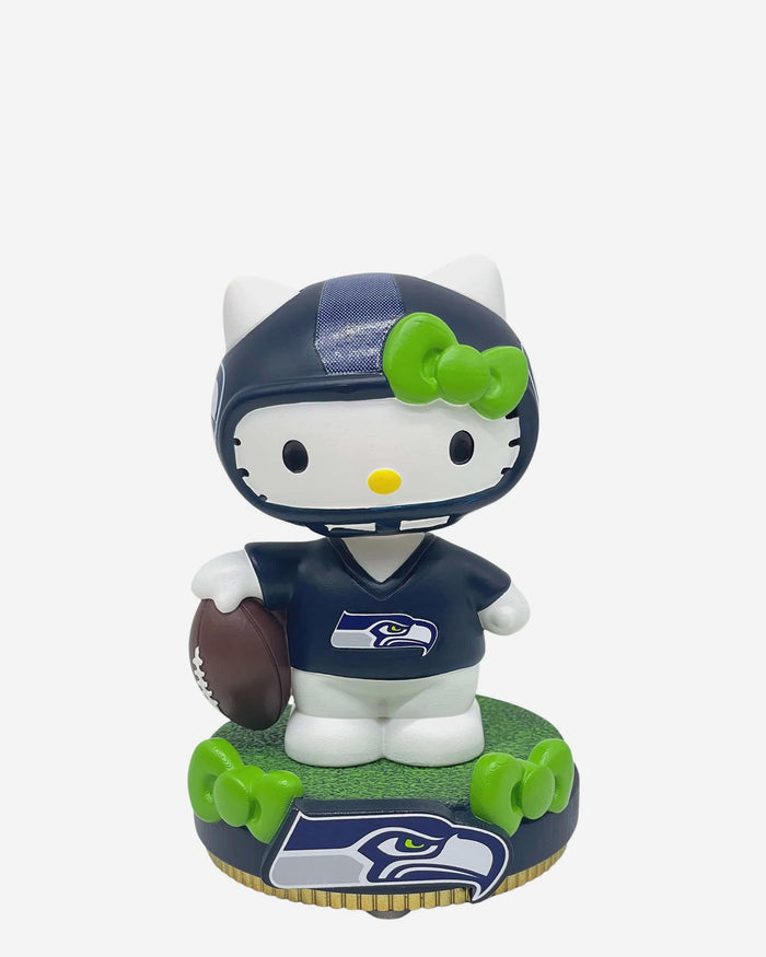 Seattle Seahawks Hello Kitty® Mini Bighead Bobblehead FOCO - FOCO.com