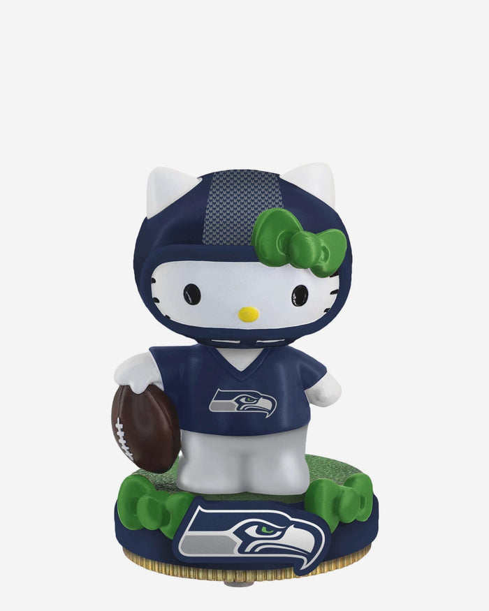 Seattle Seahawks Hello Kitty® Mini Bighead Bobblehead FOCO - FOCO.com