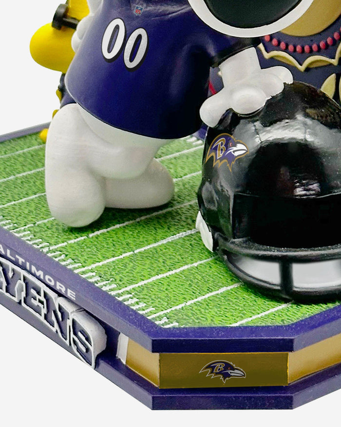 Baltimore Ravens Snoopy & Woodstock Joe Cool Peanuts Dual Bobblehead FOCO - FOCO.com