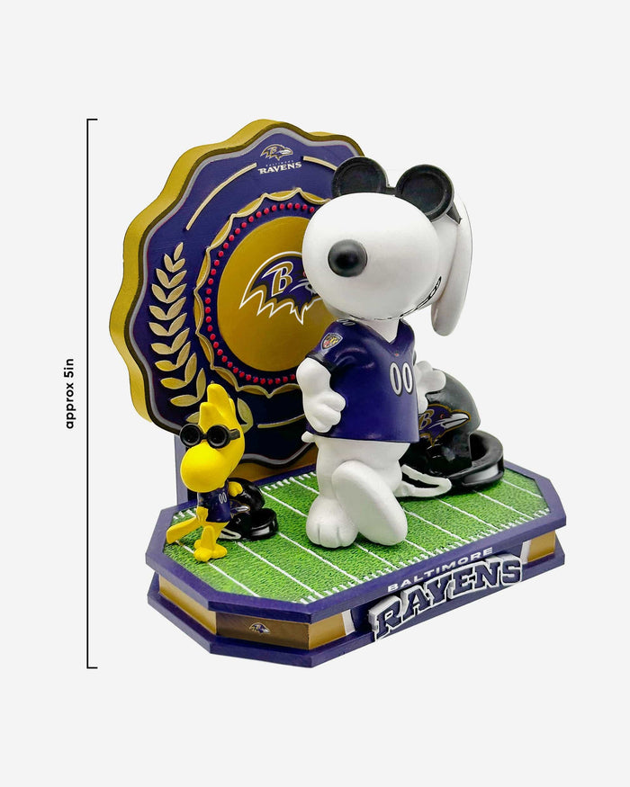Baltimore Ravens Snoopy & Woodstock Joe Cool Peanuts Dual Bobblehead FOCO - FOCO.com
