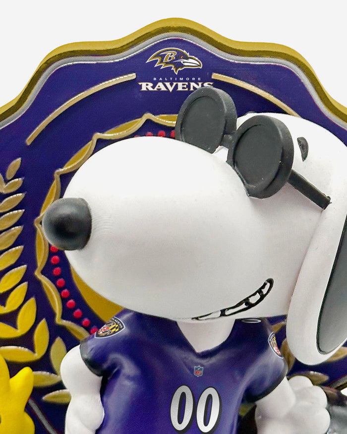 Baltimore Ravens Snoopy & Woodstock Joe Cool Peanuts Dual Bobblehead FOCO - FOCO.com