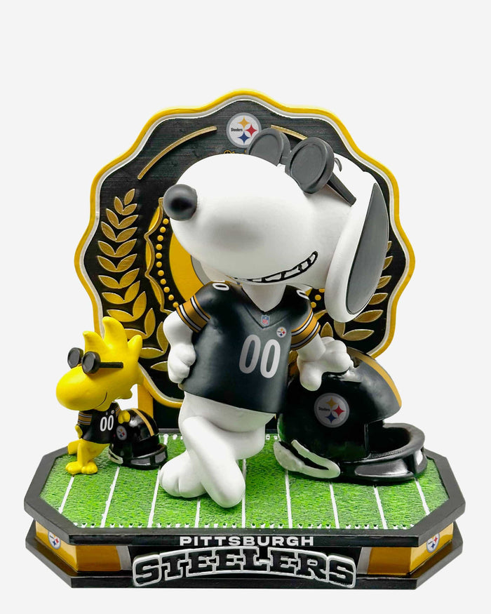 Pittsburgh Steelers Snoopy & Woodstock Joe Cool Peanuts Dual Bobblehead FOCO - FOCO.com