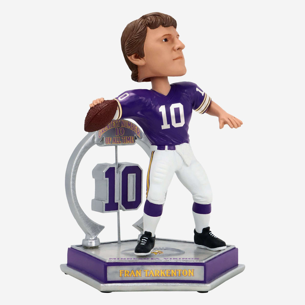 Fran Tarkenton Minnesota Vikings Legendary Number 10 Bobblehead FOCO - FOCO.com