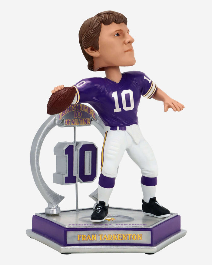 Fran Tarkenton Minnesota Vikings Legendary Number 10 Bobblehead FOCO - FOCO.com