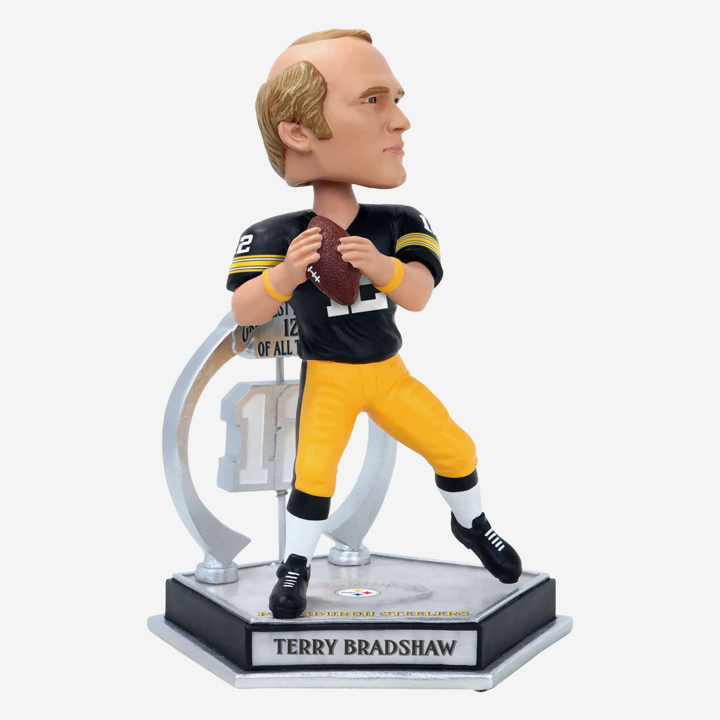 Terry Bradshaw Pittsburgh Steelers Legendary Number 12 Bobblehead FOCO - FOCO.com