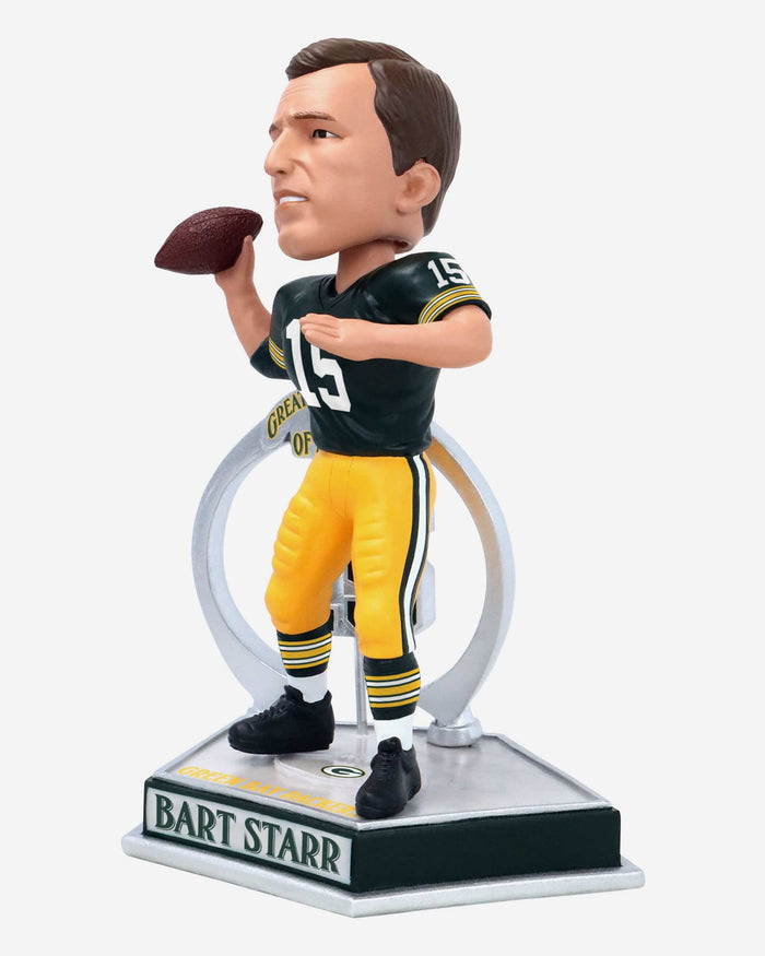 Bart Starr Green Bay Packers Legendary Number 15 Bobblehead FOCO - FOCO.com