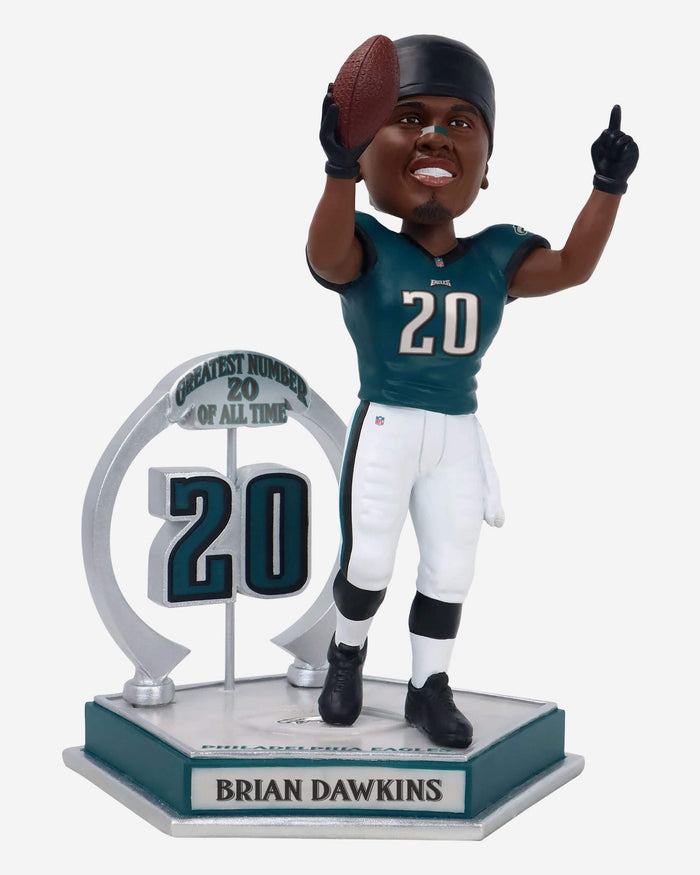 Brian Dawkins Philadelphia Eagles Legendary Number 20 Bobblehead FOCO - FOCO.com