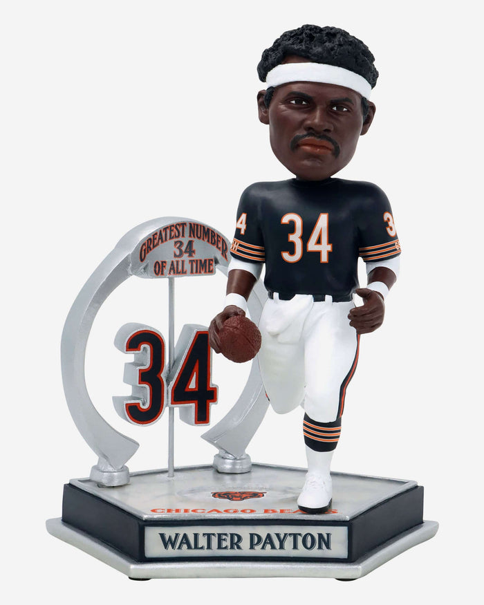 Walter Payton Chicago Bears Legendary Number 34 Bobblehead FOCO - FOCO.com