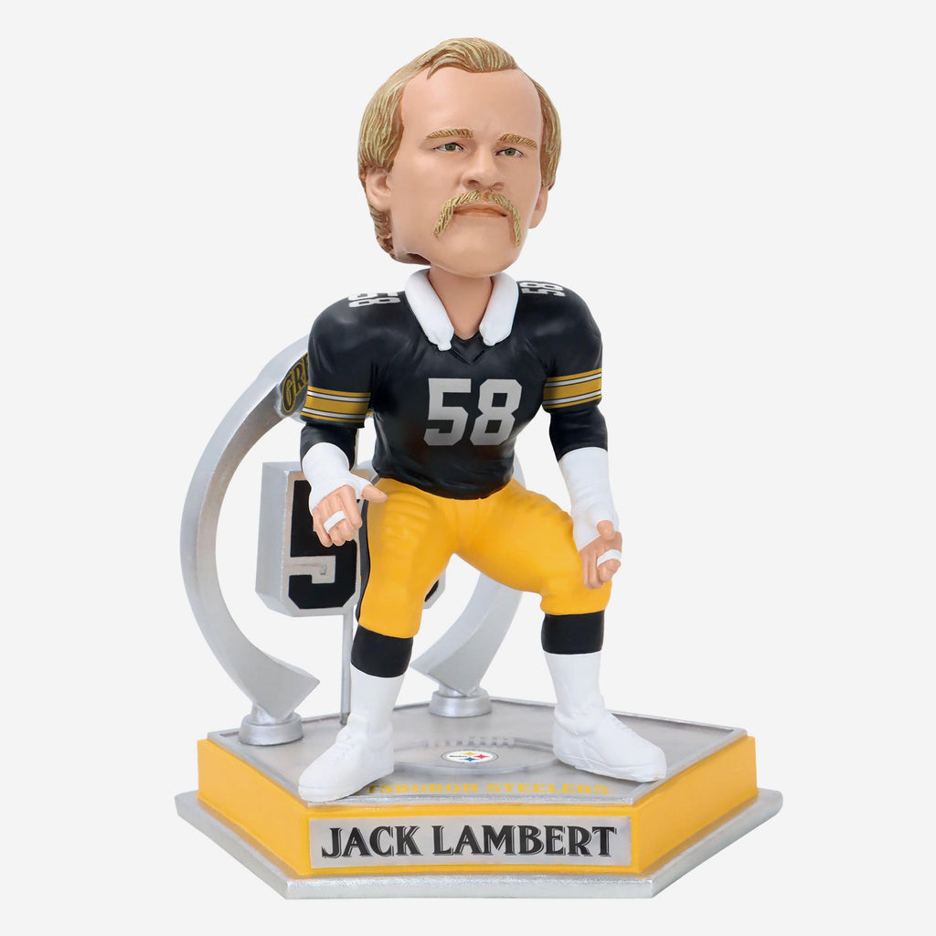 Jack Lambert Pittsburgh Steelers Legendary Number 58 Bobblehead FOCO - FOCO.com