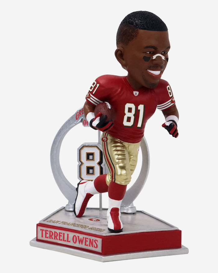 Terrell Owens San Francisco 49ers Legendary Number 81 Bobblehead FOCO - FOCO.com