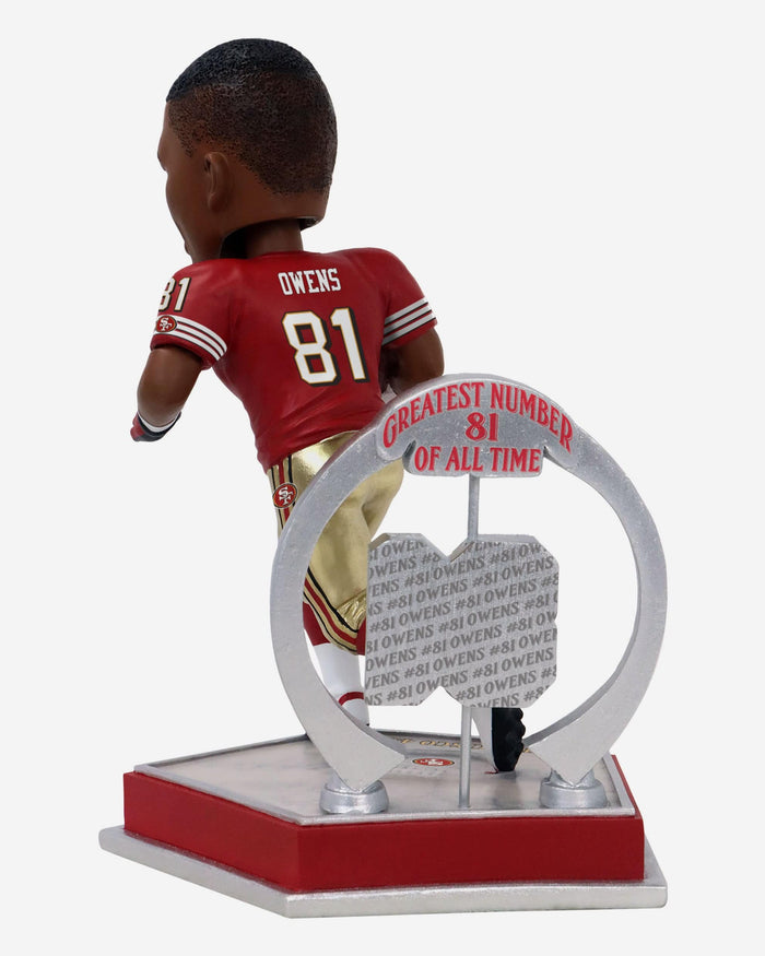 Terrell Owens San Francisco 49ers Legendary Number 81 Bobblehead FOCO - FOCO.com