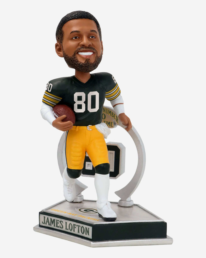 James Lofton Green Bay Packers Legendary Number 86 Bobblehead FOCO - FOCO.com