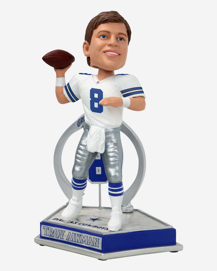 Troy Aikman Dallas Cowboys Legendary Number 8 Bobblehead FOCO - FOCO.com