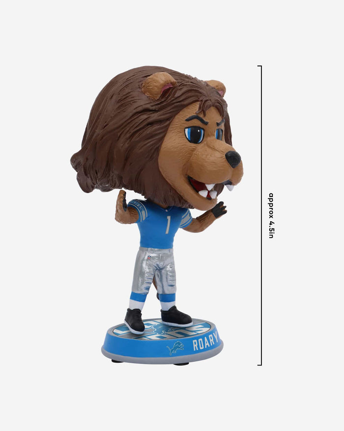 Roary Detroit Lions Mascot Field Stripe Mini Bighead Bobblehead FOCO - FOCO.com