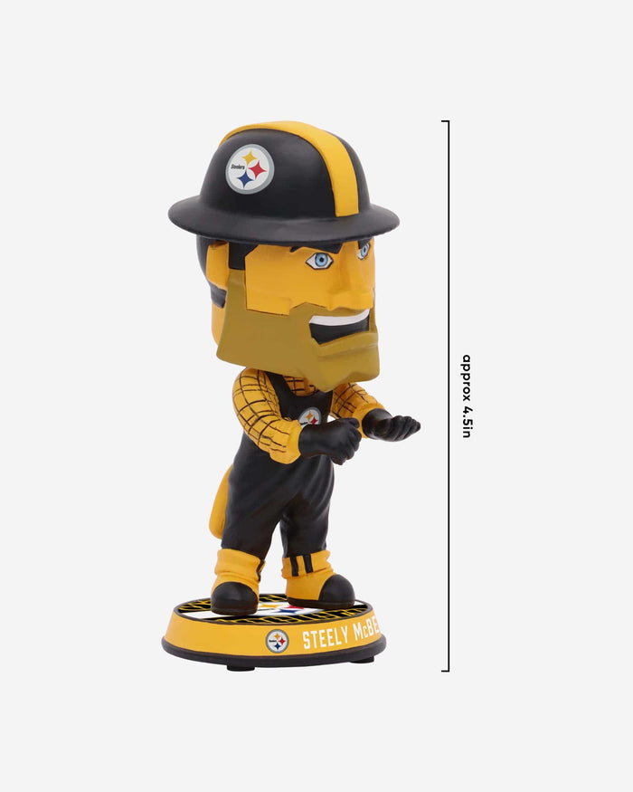 Steely McBeam Pittsburgh Steelers Mascot Mini Bighead Bobblehead FOCO - FOCO.com