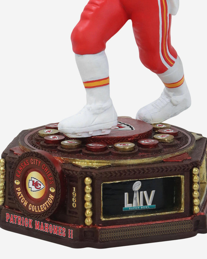 Patrick Mahomes Kansas City Chiefs Patch Collection Bobblehead FOCO - FOCO.com