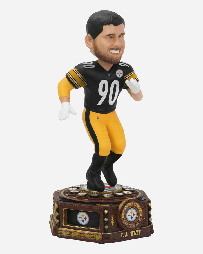 TJ Watt Pittsburgh Steelers Patch Collection Bobblehead FOCO - FOCO.com