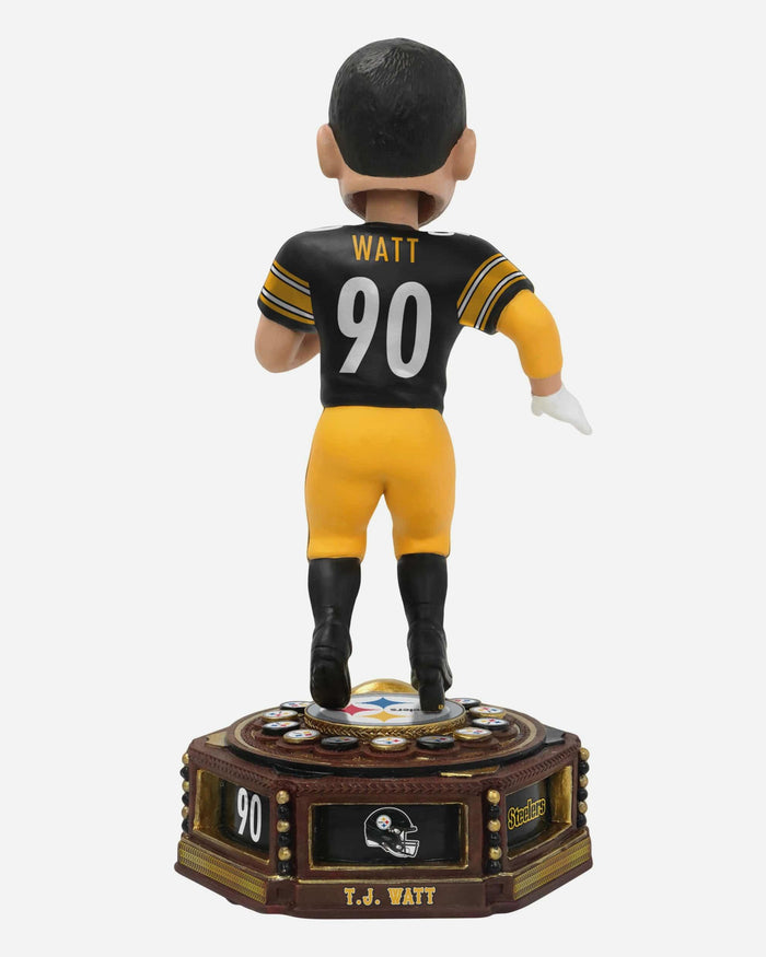 TJ Watt Pittsburgh Steelers Patch Collection Bobblehead FOCO - FOCO.com