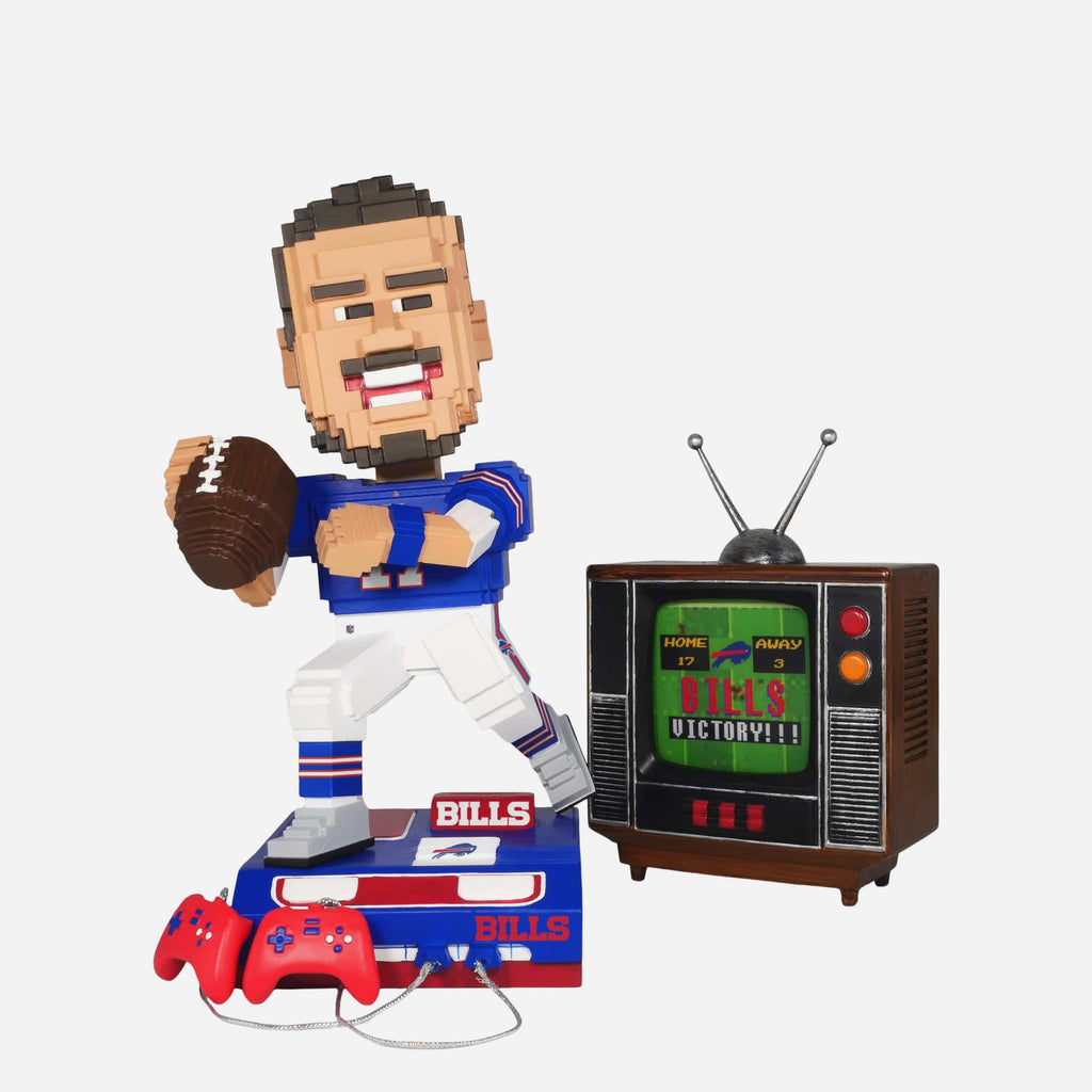 Josh Allen Buffalo Bills Retro 8 Bit Bobblehead FOCO - FOCO.com