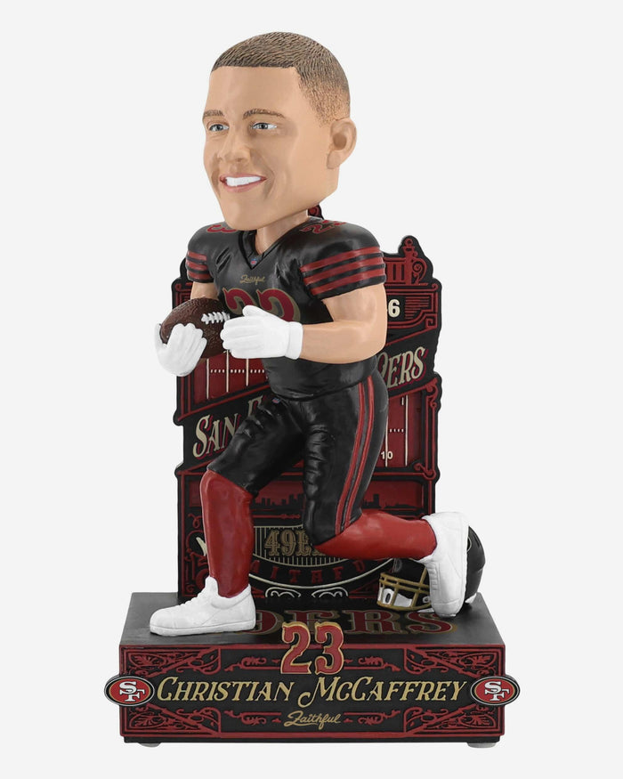 Christian McCaffrey San Francisco 49ers 2025 Week 18 Rivalries Bobblehead FOCO - FOCO.com