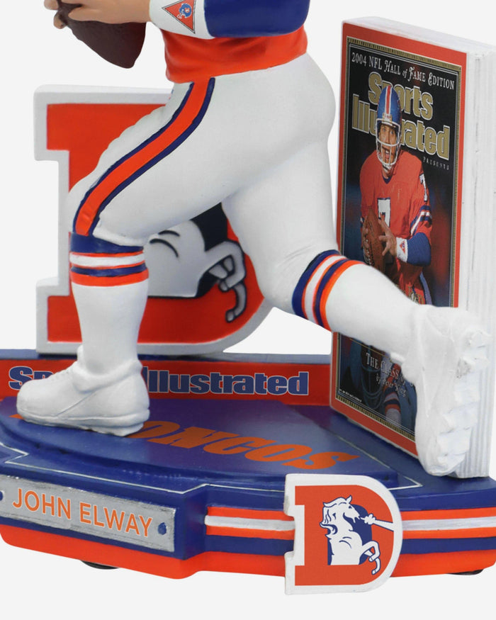 John Elway Denver Broncos A Tribute to Elway Sports Illustrated Cover Bobblehead FOCO - FOCO.com