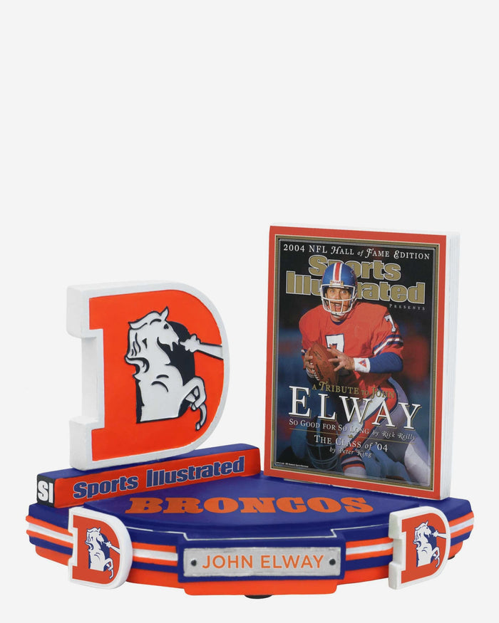 John Elway Denver Broncos A Tribute to Elway Sports Illustrated Cover Bobblehead FOCO - FOCO.com