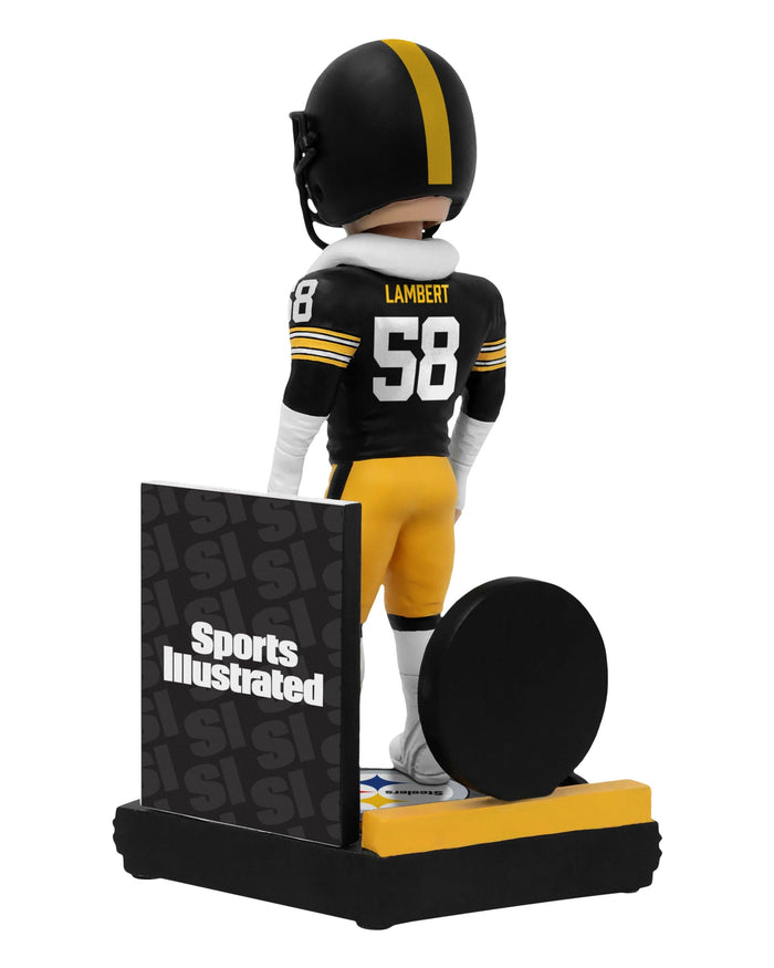 Jack Lambert Pittsburgh Steelers Man Of Steel 1984 Sports Illustrated Cover Bobblehead FOCO - FOCO.com