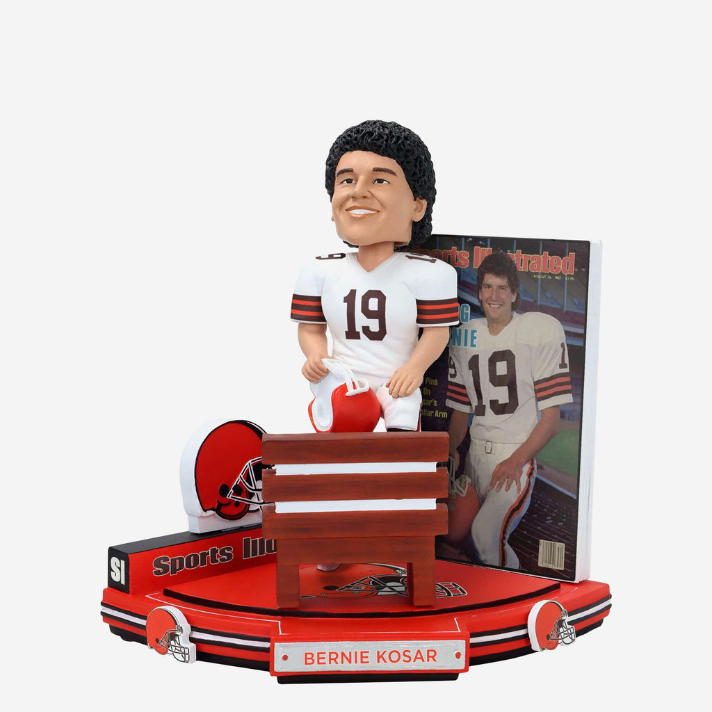 Bernie Kosar Cleveland Browns Banking on Bernie Sports Illustrated Cover Bobblehead FOCO - FOCO.com