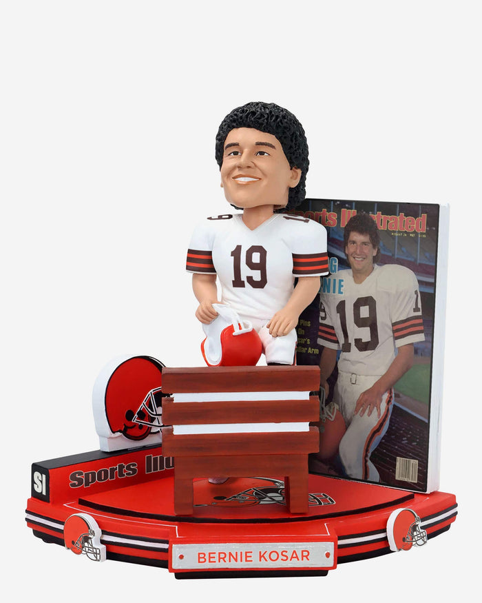 Bernie Kosar Cleveland Browns Banking on Bernie Sports Illustrated Cover Bobblehead FOCO - FOCO.com